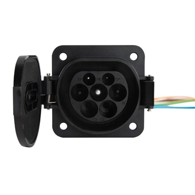 EVCOME Type 2 IEC 62196 Socket (250V 480V 32A) Ev Charger Connector Without Cable OEM ODM