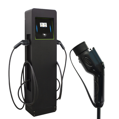 double gun ev charger Type 1 Commercial OCPP 1.6J 14kw public ev charger OEM ODM