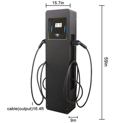 double gun ev charger Type 1 Commercial OCPP 1.6J 14kw public ev charger OEM ODM