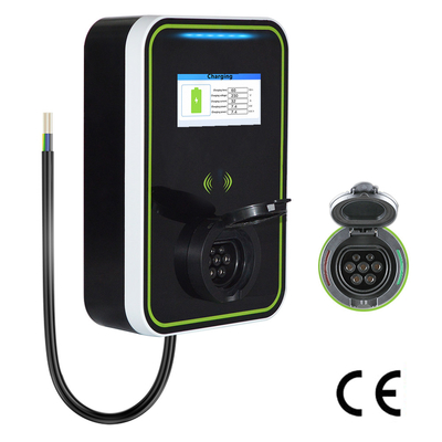 Base da arma do carregador de Wallbox da casa de EV-HB com o RFID para o carro elétrico 16A/32A